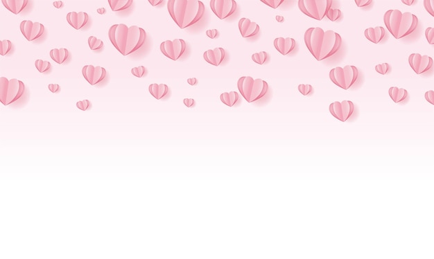 Origami Pink Hearts
