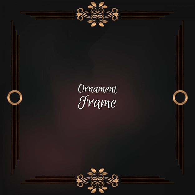 Ornament floral frame hintergrund