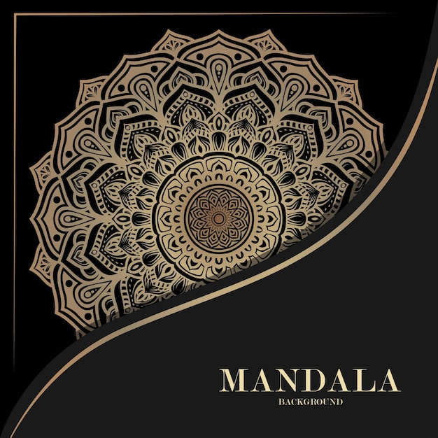 Ornament Luxus Mandala Hintergrund