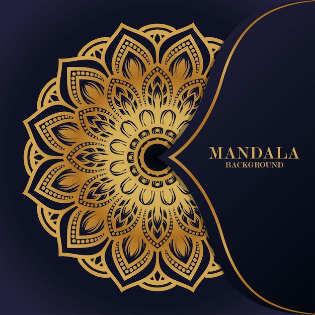 Ornament luxus mandala hintergrund