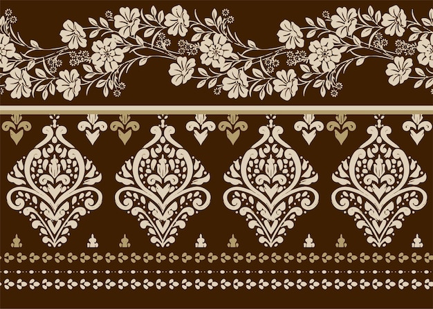 Vektor ornamente wiederholen musterdesign-vektorillustration