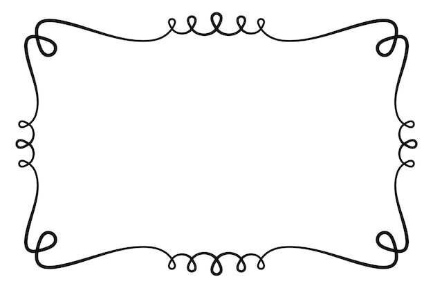 Ornamenteller Hochzeitsrahmen Hochzeitsbegrenzungsvektordesign