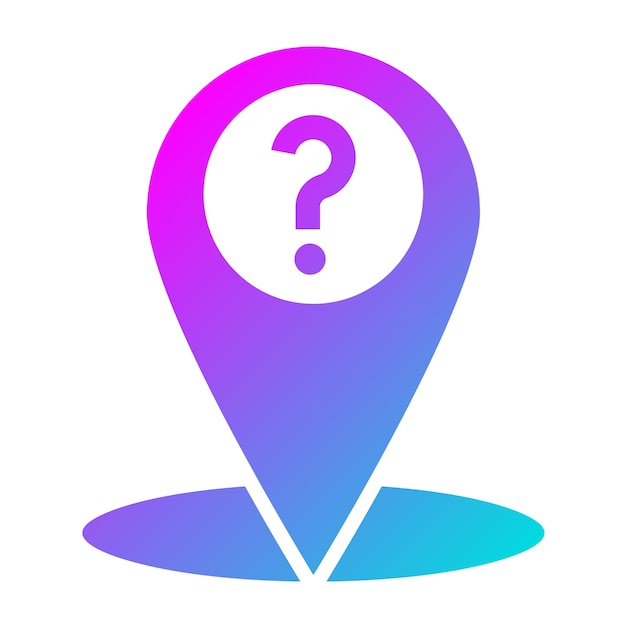 Ort Vektor Icon Design Abbildung