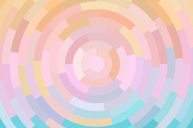 Osaic-Kreis-Hintergrund Gradient abstrakter abgerundeter Pixel-Huntergrund