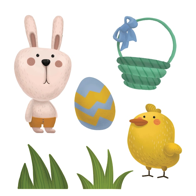 Osterhasen illustration clipart