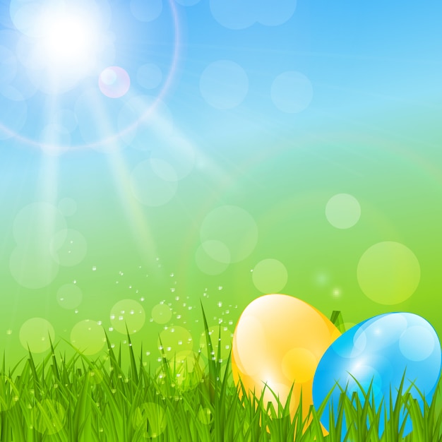 Ostern hintergrund illustration