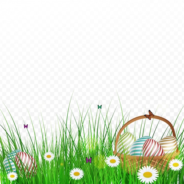 Ostern Hintergrund. | Premium Vektor