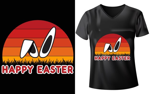 Vektor ostern-t-shirt-design