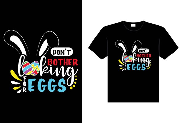 Ostertag typografie ei schriftzug t-shirt design urlaub gruß süße hase vektorgrafiken