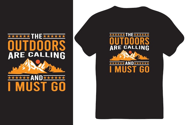 Outdoor-t-shirt-design für sie