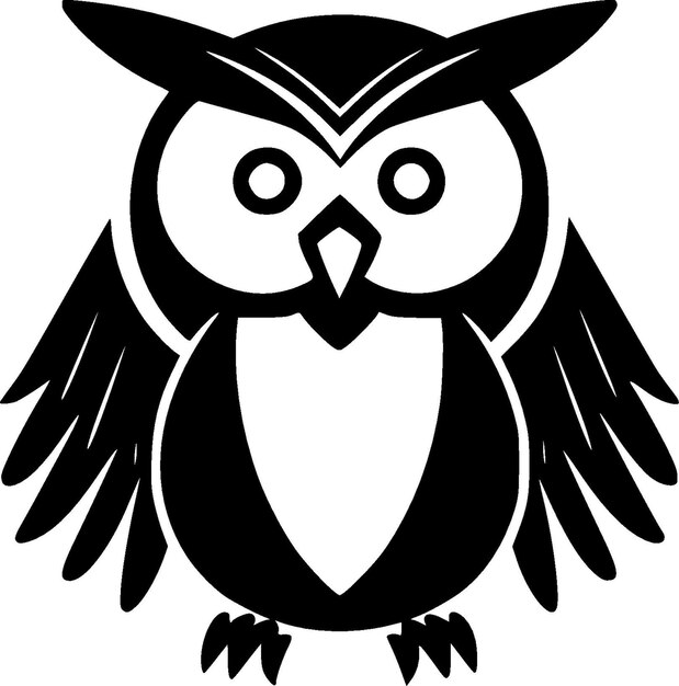 Vektor owl high quality vector logo vektor-illustration ideal für t-shirt-grafik