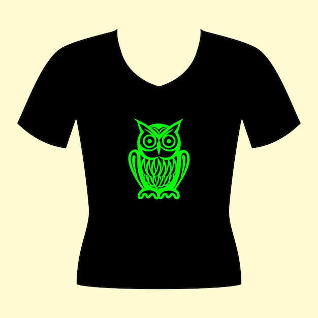 Vektor owl icon t-shirt-vektor-design