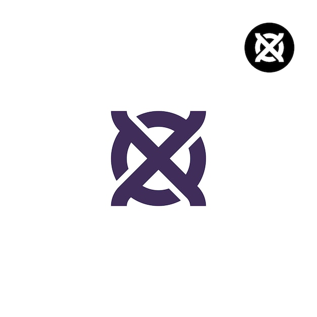 OX XO Monogramm-Logo-Design