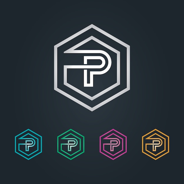 P hexagon-logo