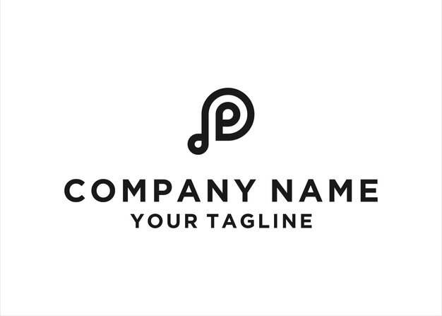 p-Logo-Design-Vektor