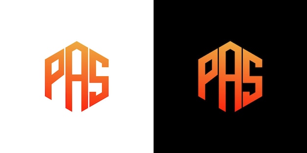 PA-Brief-Logo-Design-Polygon-Monogramm-Symbol-Vektor-Vorlage