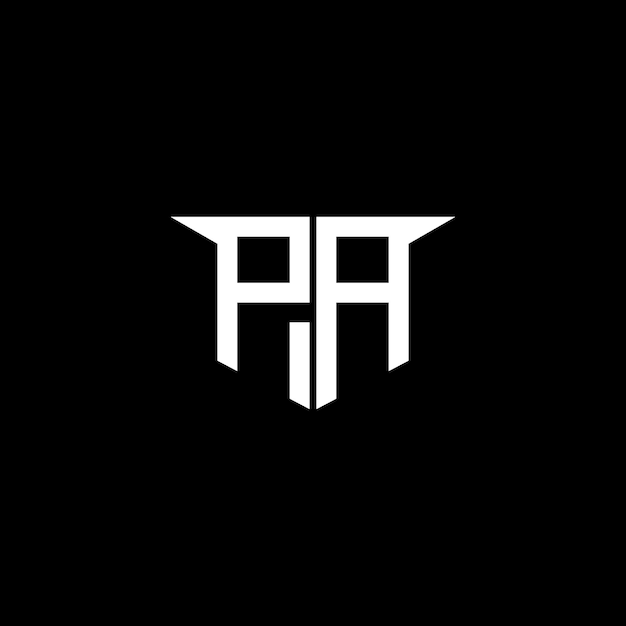 PA Modernes Bau-Logo mit symmetrischem Design