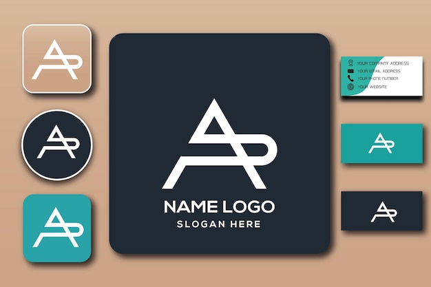 PA-Monogramm-Logo-Vorlage