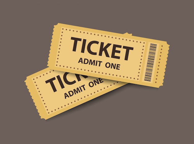 Paar Stub-Tickets