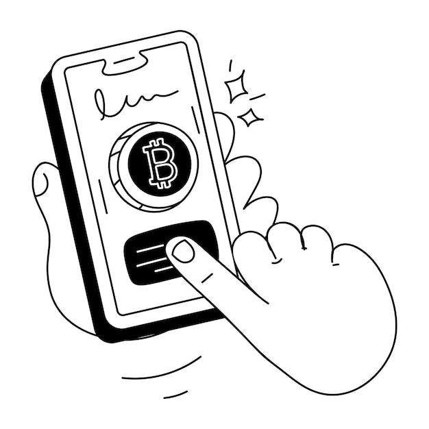 Paket mit Doodle-Icon für Business und Finanzen