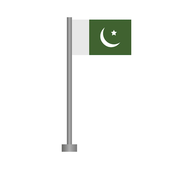 Vektor pakistanische flagge