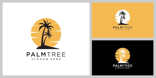 Palme-logo-vektor-design-vorlage