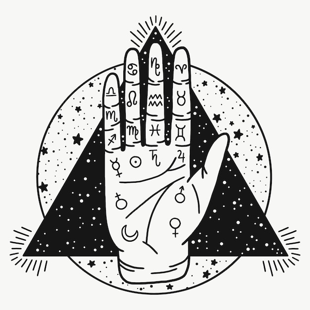 Palmistry thema lesen