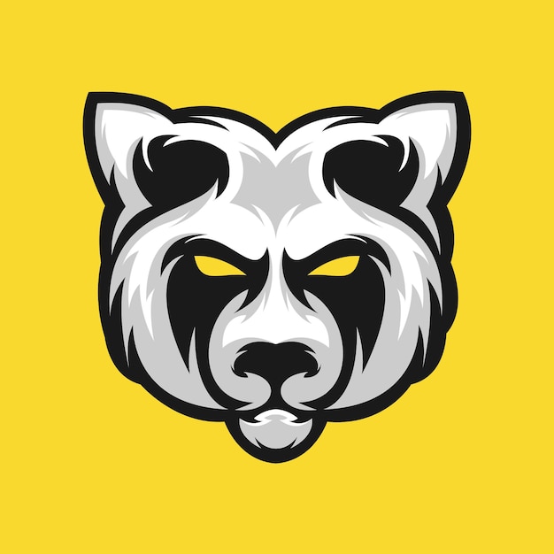 Panda-logo-design-vektor-illustration