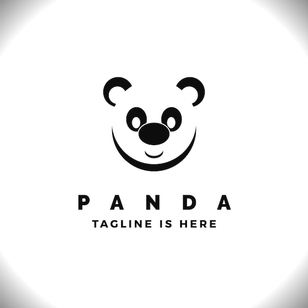 Panda-logo-vektor-symbol-illustration