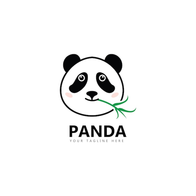Vektor panda-logo-vorlage-vektor-illustration
