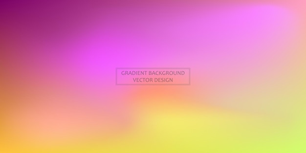 Vektor panorama-web-vorlage mehrfarbiger farbverlauf hintergrund stilvolles design-element vektor