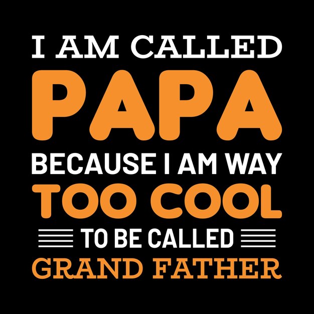 Vektor papa-t-shirt-design