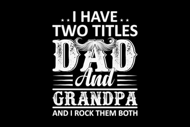 Papa typografie t-shirt design