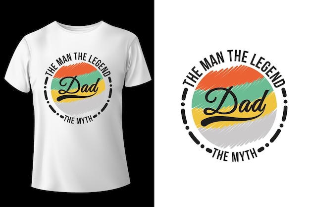 Papa und Papa, der Mann, der Mythos, die Legende TShirt Design