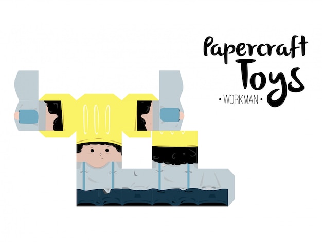 Papercraft Workman