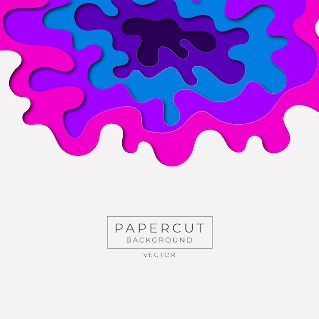 Papercut-hintergrund