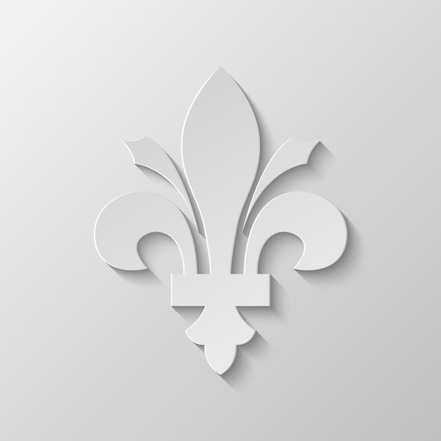 Papier Fleur de lis.