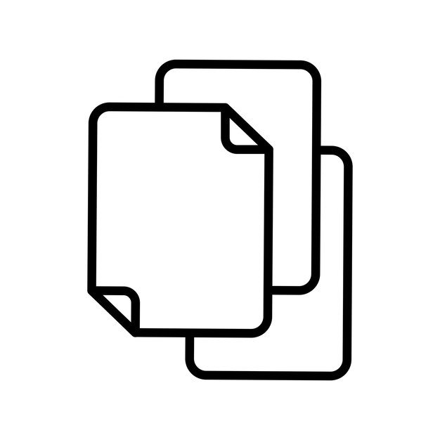 Vektor papier-icon-vektor-vorlage logo-trendy-kollektion flaches design