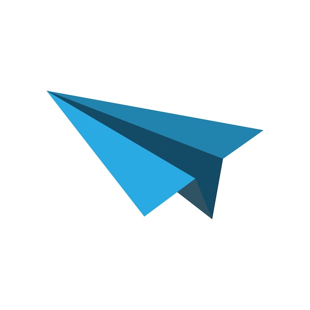 Papierflugzeug-Symbol