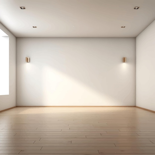 Vektor parket wohnzimmer minimalistische immobilie rendern wohngebäude möbel 3d indoor