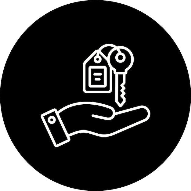 Parkplatz-Symbol für Parkbedienstete