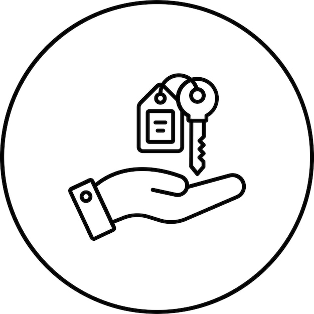 Parkplatz-Symbol für Parkbedienstete