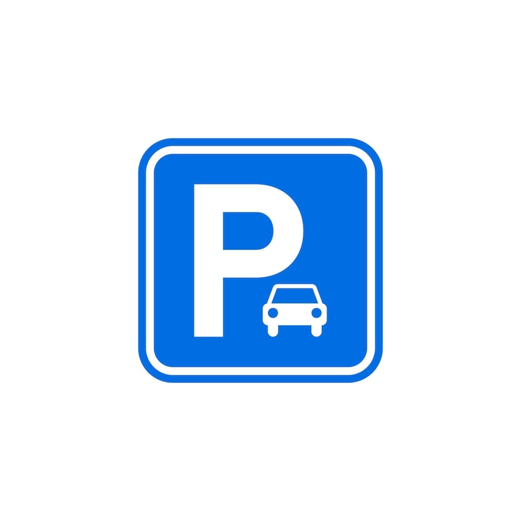 Vektor parkzeichen-symbol vektor-illustration