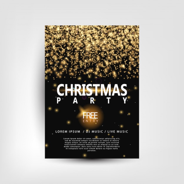 Party Einladung der frohen Weihnachten