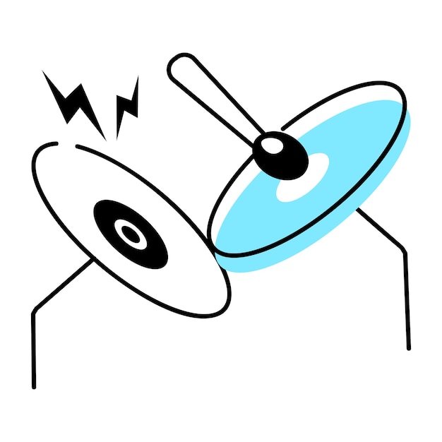 Party-Elemente handgezeichnetes Symbol