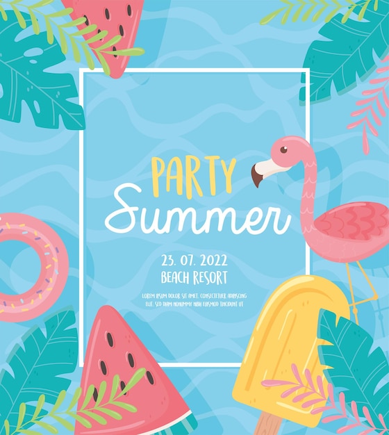 Party Sommerkarte