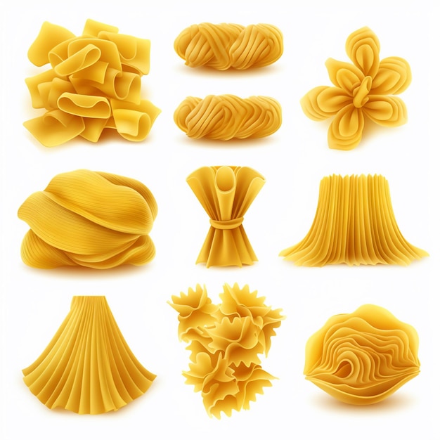 Vektor pasta, spaghetti, essen, italienische mahlzeit, vektor-illustration, küche, kochen, restaurant, grafik