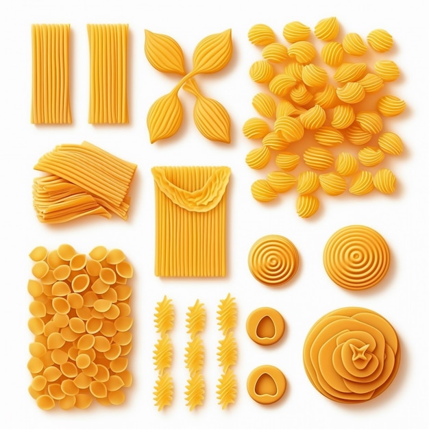 Vektor pasta, spaghetti, essen, italienische mahlzeit, vektor-illustration, küche, kochen, restaurant, grafik