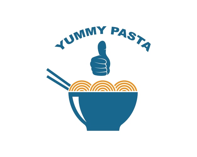 Pastaspaghetti-vektor-illustrationssymbol