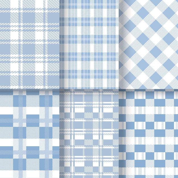 Pastell Gingham Muster Pack